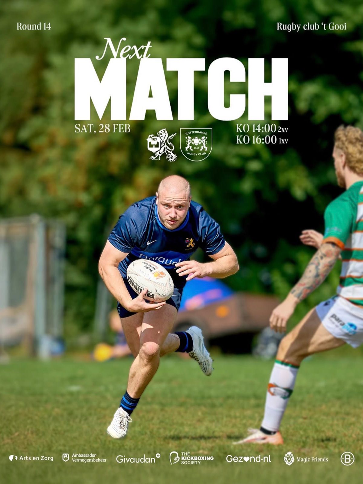 Next match poster