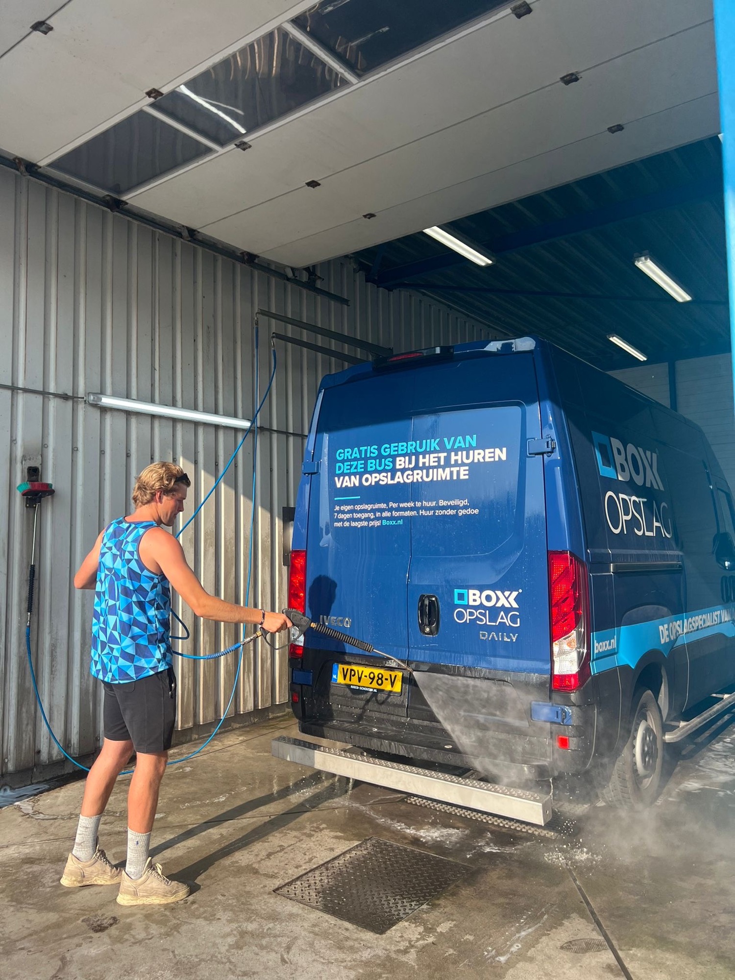 Branded company van